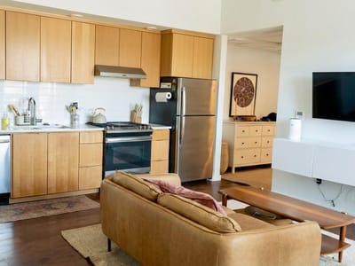 Primary bedroom at 1322 E 12th St Unit #201 - Angelina+12th Condominiums, Austin, TX