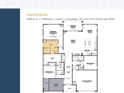 Living area at 133 Living Oak Cv - 3 bed 3 bath home