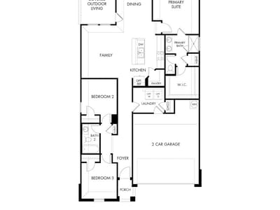 Living area at 13303 Rindle Reach DR - 3 bed 2 bath home