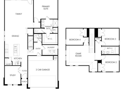 Living area at 13309 Rindle Reach DR - 4 bed 2 bath home
