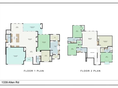 Primary bedroom at 1339 Allen RD - 5 bed 5 bath home