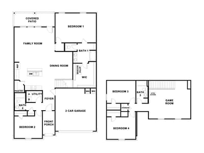 Living area at 134 Gilmer LN - 4 bed 3 bath home