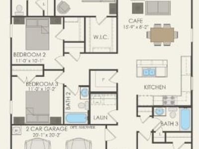 Primary bedroom at 13401 Cerro Castellan TRCE - 4 bed 3 bath home