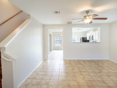 Living area at 13408 Coomes DR - 4 bed 2 bath home