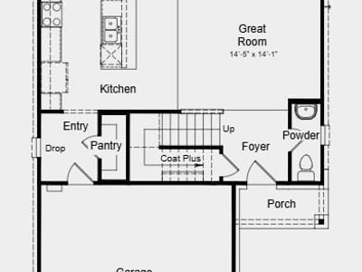 Living area at 135 Bayou Mint BLVD - 4 bed 2 bath home
