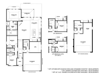 Living area at 13508 Endless Narrow Ln - 4 bed 3 bath home