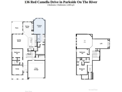 Living area - 136 Red Camella Dr Living area at 136 Red Camella Dr - 4 bed 3 bath home