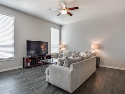 Primary bedroom at 137 and 143 Lakeview Ct - The Villas At Creekside Ii, Kyle, TX