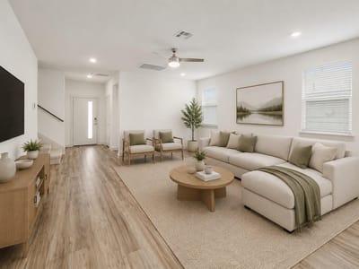 Living area at 13716 Zuhause DR - 4 bed 3 bath home