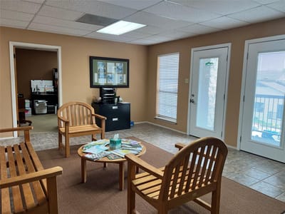 Primary bedroom at 13740 Research Blvd., Bldg J Unit #J7/8 - Bank of the Hills Office Park Condo, Austin, TX
