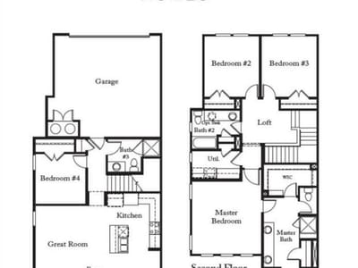 Kitchen at 13800 Lyndhurst ST Unit #255 - 4 bed 3 bath home