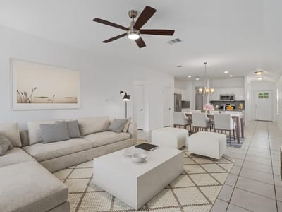 Living area at 13810 Geelong DR - 4 bed 2 bath home
