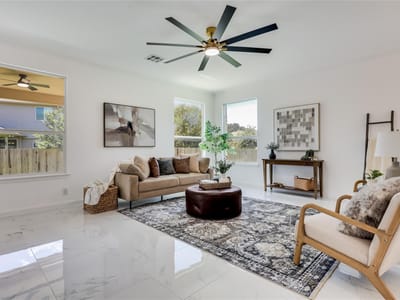 Living area at 13901 Marathon RD - 3 bed 2 bath home