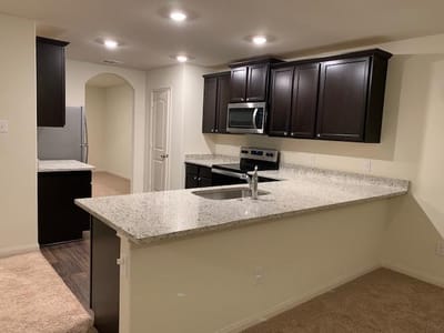 Living area at 140 Allington CIR - 3 bed 2 bath home