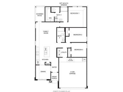 Living area at 140 Baby Calf Roping RD - 3 bed 2 bath home
