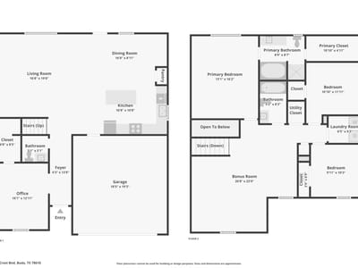 Living area at 140 Lynn Crest BND - 3 bed 2 bath home