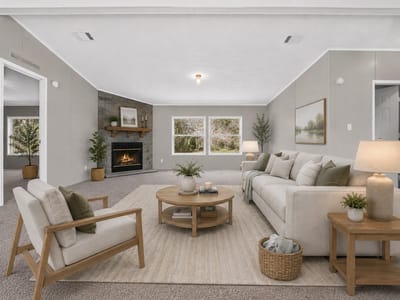 Primary bedroom at 140 Oak Mesa - 3 bed 2 bath home