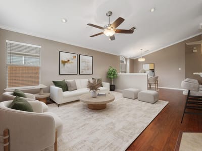 Living area at 14005 Boquillas Canyon DR - 3 bed 2 bath home