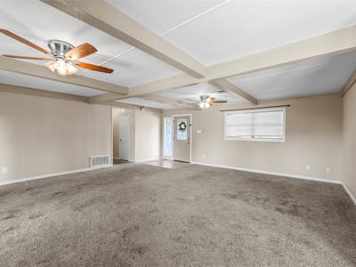 Primary bedroom at 1401 Brazos St - 4 bed 2 bath home
