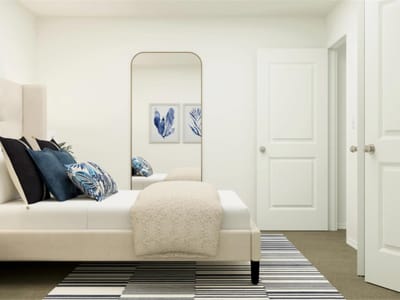 Primary bedroom at 1401 Hermosa GDNS - 3 bed 2 bath home