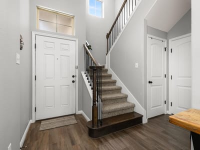 Primary bedroom at 1401 Little Elm Trl Unit #215 - 3 bed 2 bath home