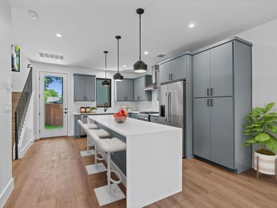 Primary bedroom at 1402 Beckett St Unit #1B - 3 bed 2 bath home
