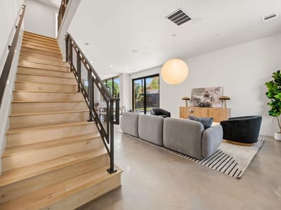Living area at 1403 Barton Hills DR Unit #3 - 3 bed 3 bath home
