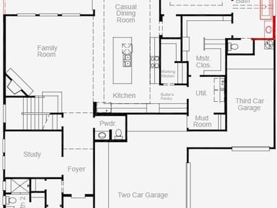 Living area at 1404 Jolie Rose BND - 4 bed 4 bath home