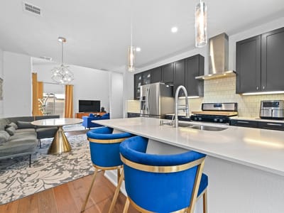Living area at 1405 Casey St Unit #B - 3 bed 3 bath home