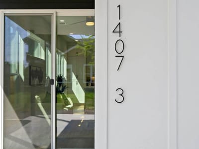Living area at 1407 Cedar Ave Unit #2 - 2 bed 2 bath home