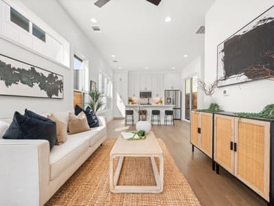 Primary bedroom at 1407 Cedar Ave Unit #2 - 2 bed 2 bath home
