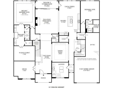 Living area at 141 Cutleaf Cv - 4 bed 2 bath home