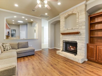 Living area at 14100 Avery Ranch Blvd Unit #1101 - 2 bed 2 bath home