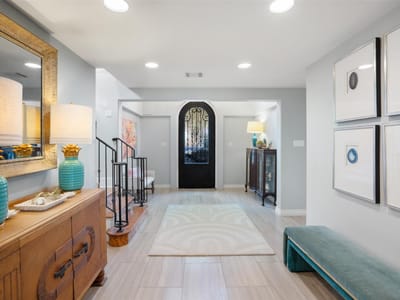 Primary bedroom at 1411 W 10th St - 7 bed 6 bath home