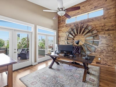 Primary bedroom at 1415 W 51st ST Unit #2 - 2 bed 1 bath home