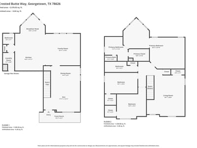 Living area at 1420 Crested Butte WAY - 3 bed 2 bath home