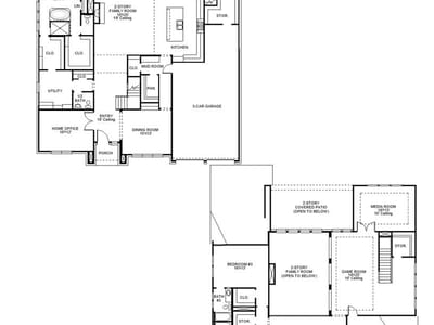 Living area at 1420 Jolie Rose BND - 5 bed 5 bath home