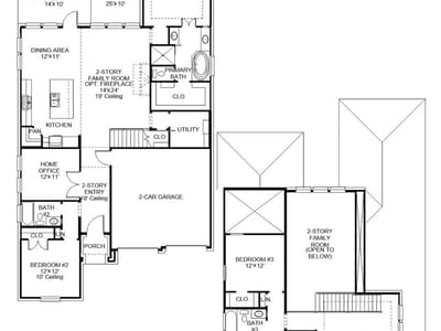 Primary bedroom at 1421 Snowdrop DR - 4 bed 3 bath home
