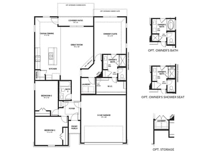 Property photo 3 at 14216 Grassley TRL - 3 bed 2 bath home