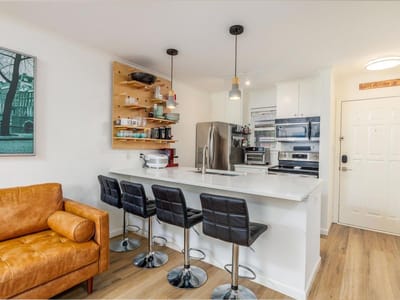 Kitchen at 1422 Collier ST Unit #102 - 1 bed 1 bath home