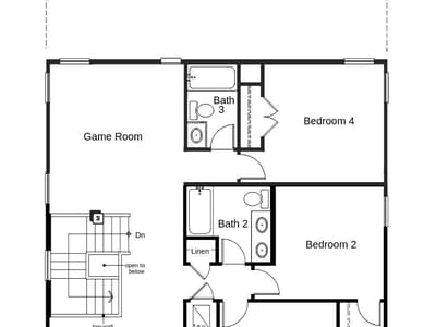 Primary bedroom at 1428 Carriageway Dr - 4 bed 3 bath home