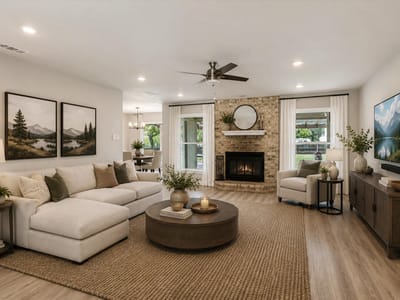 Living area at 1433 Windcrest DR - 4 bed 2 bath home