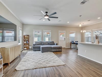Living area at 1449 Weatherford LN - 4 bed 2 bath home