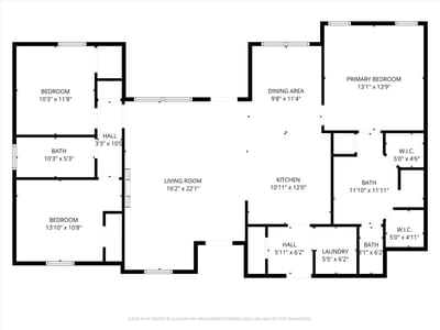 Living area at 145 Elmer Ave - 3 bed 2 bath home