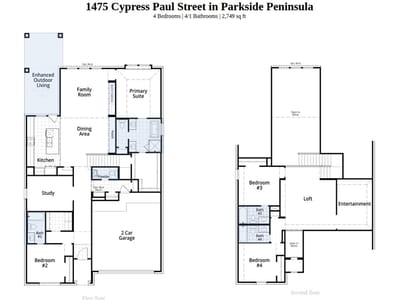 Kitchen at 1475 Cypress Paul ST - 4 bed 4 bath home