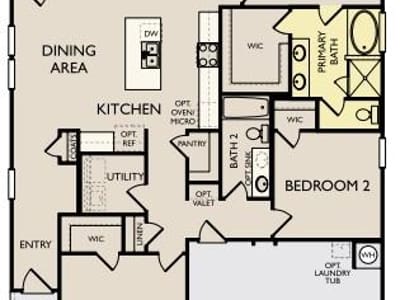 Primary bedroom at 148 Coleto TRL - 3 bed 2 bath home