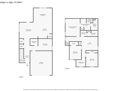 Living area at 148 Hidalgo LN - 4 bed 2 bath home