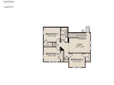 Primary bedroom at 148 Jans WAY - 4 bed 2 bath home