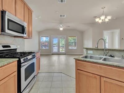 Primary bedroom at 14815 Avery Ranch BLVD Unit #2A (201) - 2 bed 2 bath home