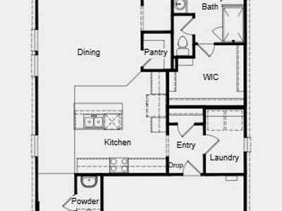 Living area at 150 Bayou Mint Blvd - 4 bed 2 bath home